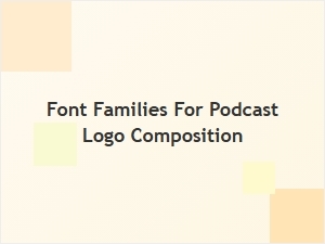 Mastering Podcast Logo Composition with Bold Display Fonts