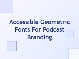 Clean Geometry in Podcast Branding